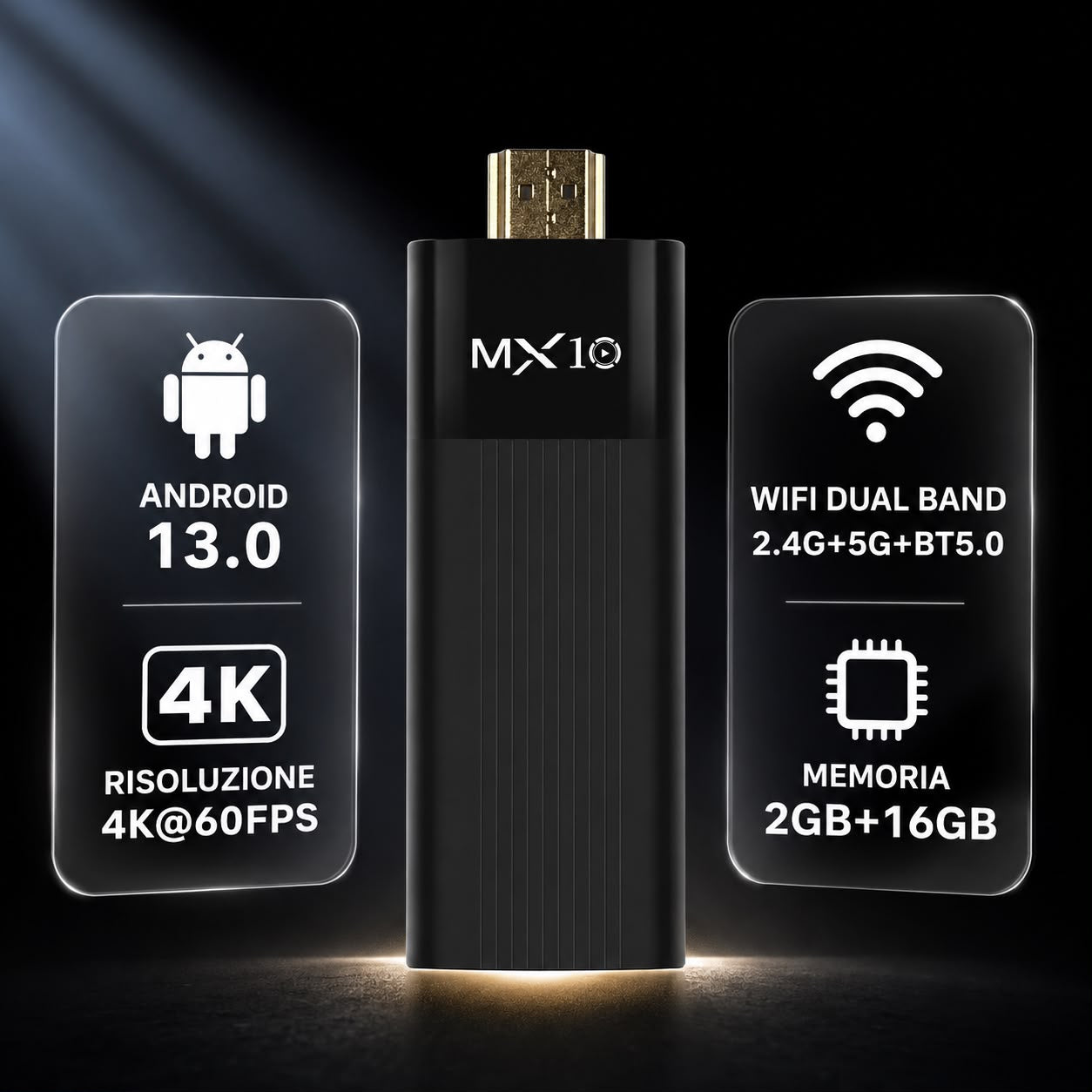 TV Stick 4K Ultra HD Dual Band 5G Wi-Fi HDMI Plug & Play